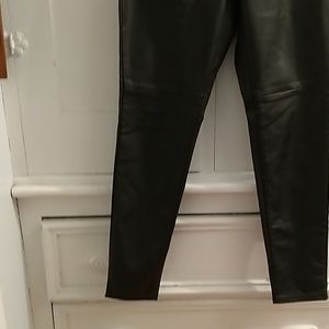 Michael Kors vinyl black pants Sz 8
